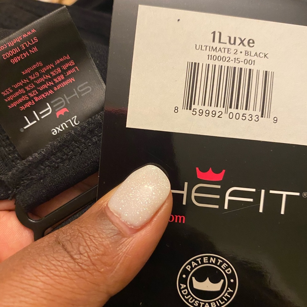 New SheFit Ultimate 2 High Impact Sports Bra Black